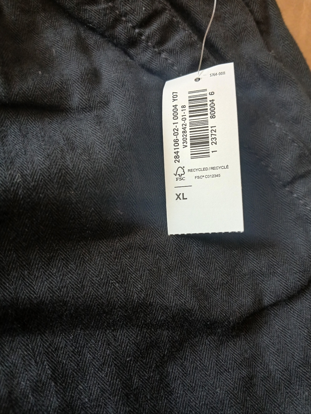Old Navy Women's Size XL Dark Black Elastic Drawstring Hybrid Shorts - Picture 3 of 5